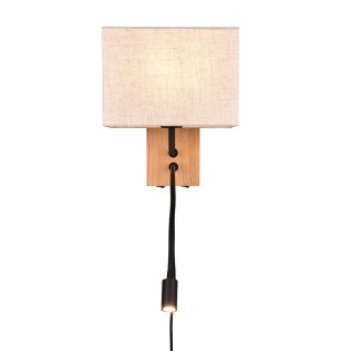 Wall lamp with LED reader Nilam (3.1W)