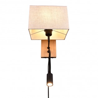 Wall lamp with LED reader Nilam (3.1W)