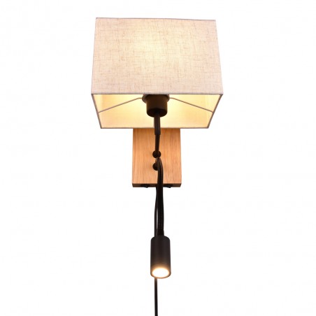 Aplique de pared con lector LED Nilam (3.1W)