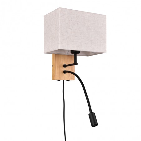 Wall lamp with LED reader Nilam (3.1W)