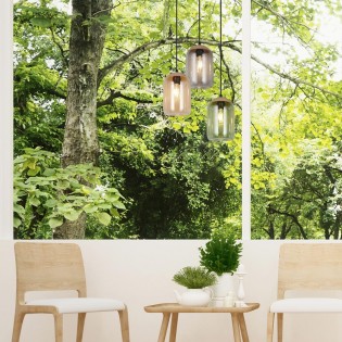 Cluster Pendant Lamp Cork (3 lights)