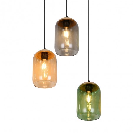 Lámpara colgante Cork (3 luces)