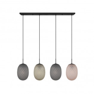 Lámpara colgante Facette (4 luces)