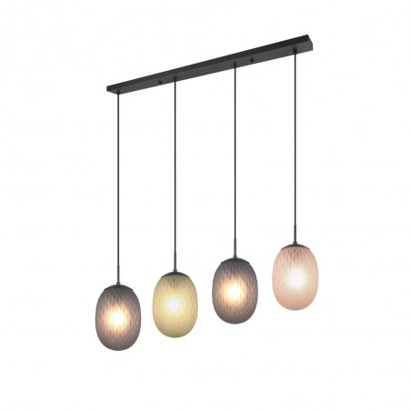 Lámpara colgante Facette (4 luces)