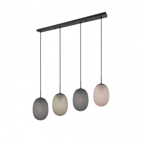 Lámpara colgante Facette (4 luces)