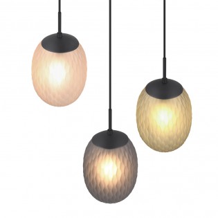 Lámpara colgante Facette (3 luces)