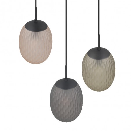 Cluster Pendant Lamp Facette (3 lights)