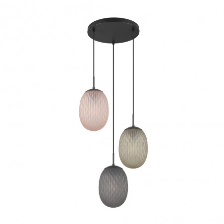 Cluster Pendant Lamp Facette (3 lights)