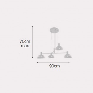 Ceiling lamp Artistika (4 lights)