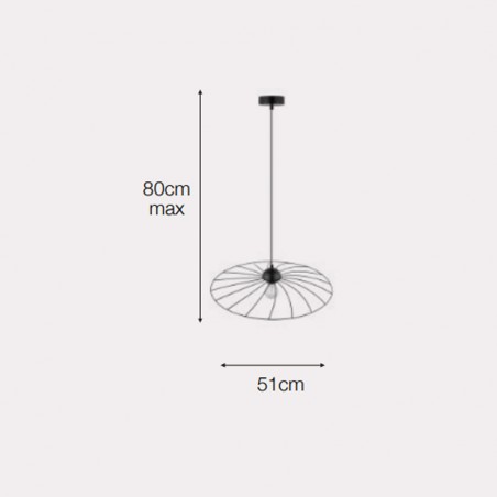 Pendant lamp Channel 50