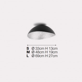 Flush light Chapeau II