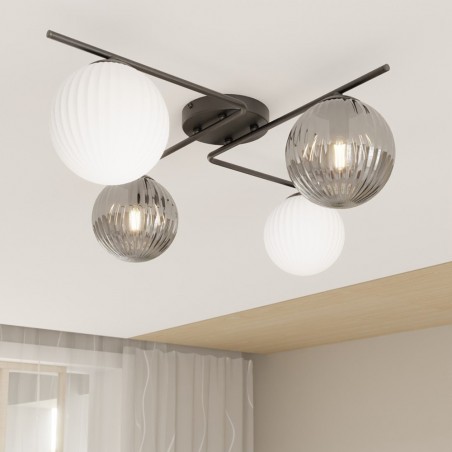 Ceiling Flush Light Davison Mix (4 lights)