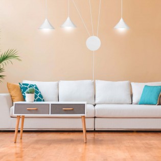 Wall Lamp Cerremo White (3 lights)