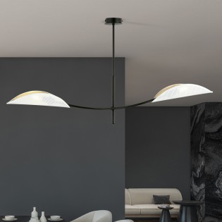 Ceiling Lamp Flik White (2 lights)