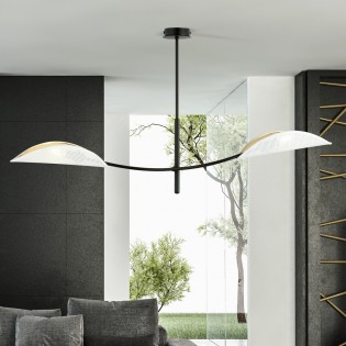 Ceiling Lamp Flik White (2 lights)