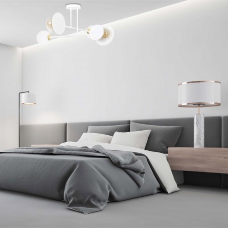 Plafón de techo Meltis Blanco (4 luces)
