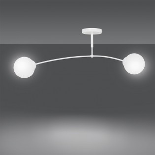 Ceiling Flush Lamp Mobis White (2 lights)