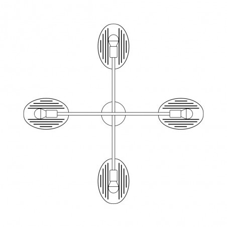 Chandelier Urtado (4 lights)