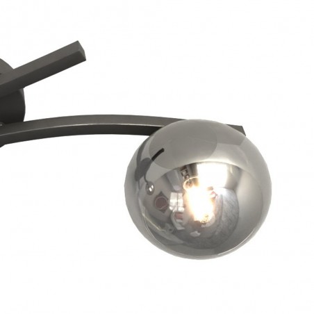 Ceiling Flush Light Terima Graphite (2 lights)