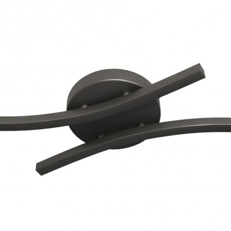 Ceiling Flush Light Terima Graphite (2 lights)