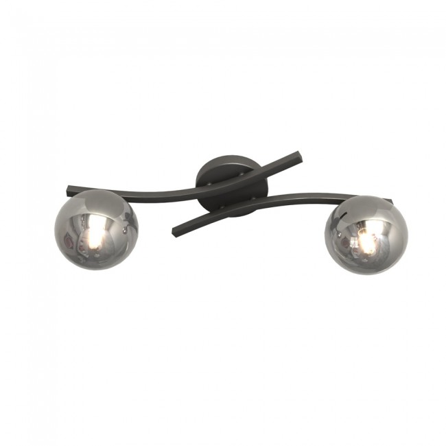 Ceiling Flush Light Terima Graphite (2 lights)