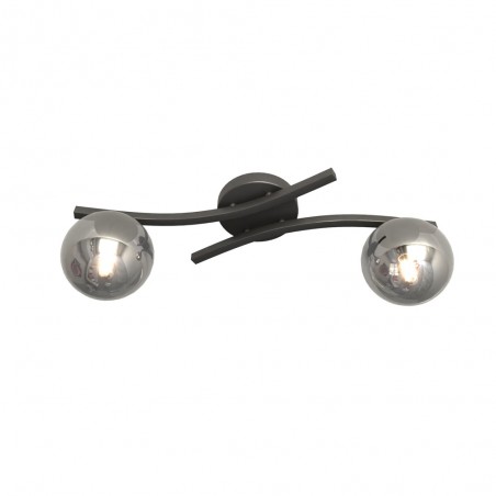 Ceiling Flush Light Terima Graphite (2 lights)