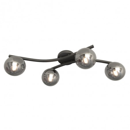 Ceiling Flush Light Terima Graphite (4 lights)