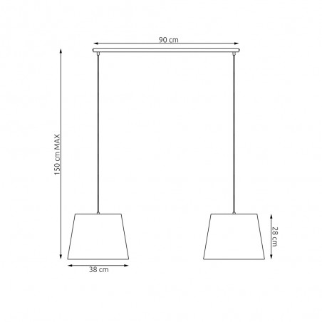Pendant Lamp Norbe Mix (2 lights)