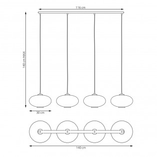 Pendant Lamp Dada Mix (4 lights)
