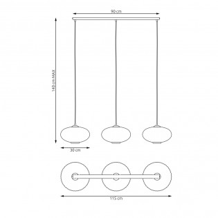 Pendant Lamp Dada (3 lights)