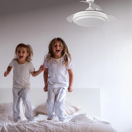 LED fan with folding blades Eolos CCT (72W)