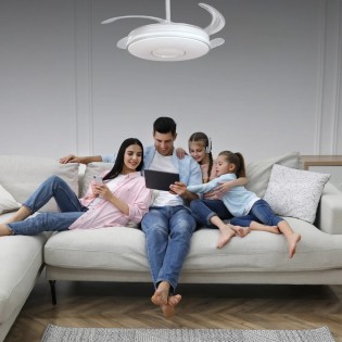 LED fan with folding blades Sotovento CCT (72W)