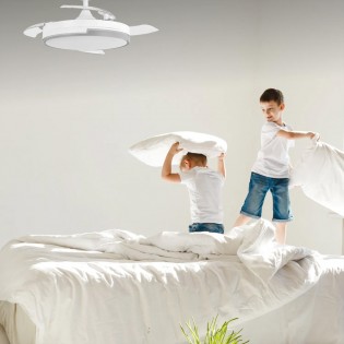 LED fan with folding blades Vespero CCT (72W)