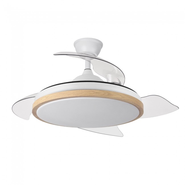 LED fan with folding blades Aquilone CCT (72W)