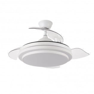 LED fan with folding blades...