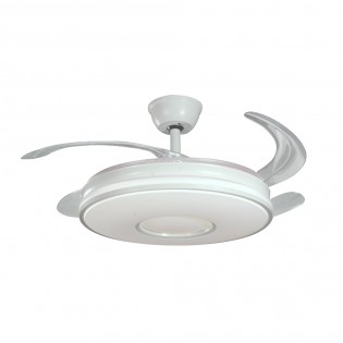 LED fan with folding blades...