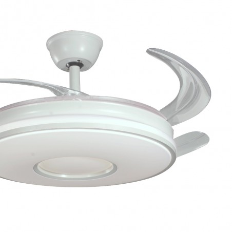 Ventilador LED aspas retráctiles Sotovento CCT Dim (72W)