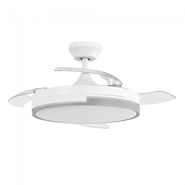 Ventilador LED aspas retráctiles Vespero CCT Dim (72W)