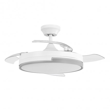 LED fan with folding blades Vespero CCT (72W)