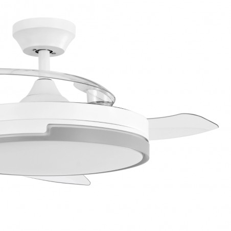 LED fan with folding blades Vespero CCT (72W)