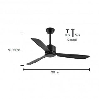 Ventilador de techo Sharki