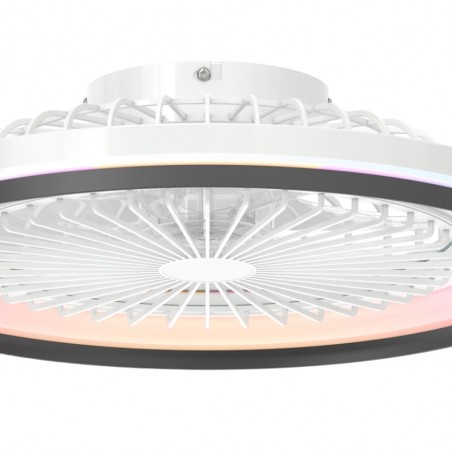LED Ceiling Flush Fan Elisi CCT RGB (30W)