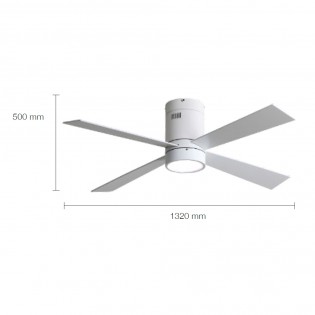 Ventilador de techo LED Buster CCT Dim (22W)