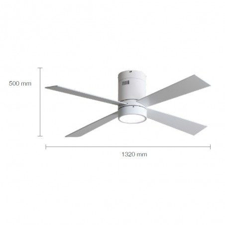 Ventilador de techo LED Buster CCT Dim (22W)