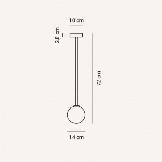 Ceiling Flush Lamp Lineal