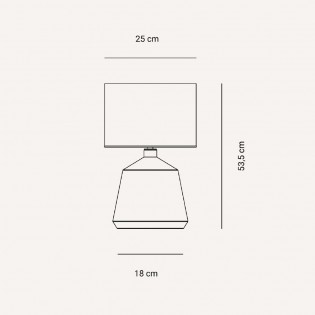 Lámpara de mesa Ibiza