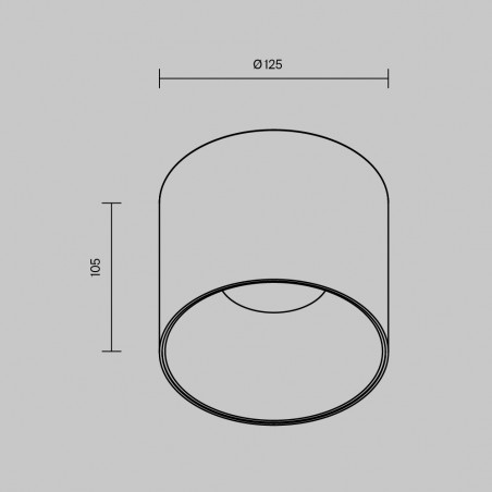 Alfa LED-Aufbaustrahler (25W)