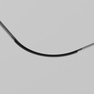 Curve accessory for recessed magnetic track Exility