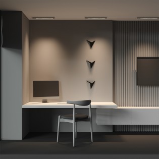 LED spotlight for single-phase track Points Rot Unity (20W)
