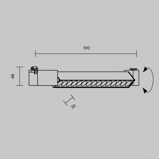 Points Rot Unity einphasiger LED-Schienenstrahler (20 W)